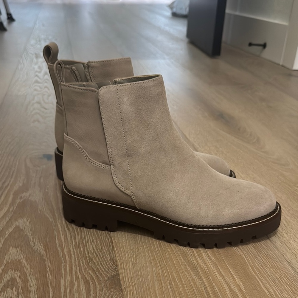 Women's Beige Ankle Boots